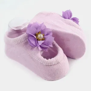 1 PAIR INFANT SOCKS | Purple