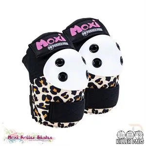 187 Killer Pads Moxi Six Pack Combo Protection - Moxi Leopard