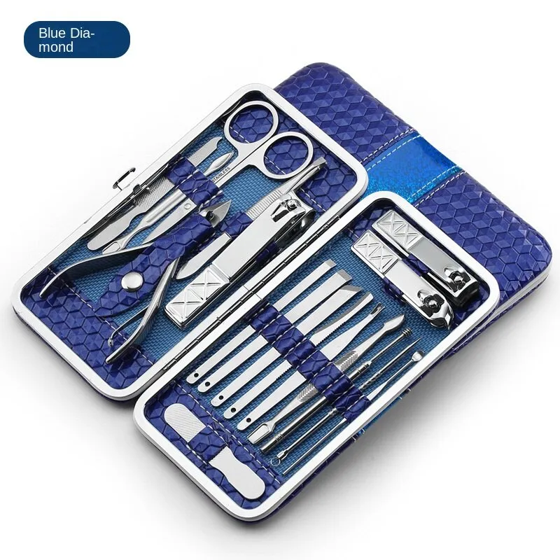 21/18 Sets of Stainless Steel Nail Clippers Nail Scissors Nail Clippers Sets Manicure Manicure Pedicure Tools