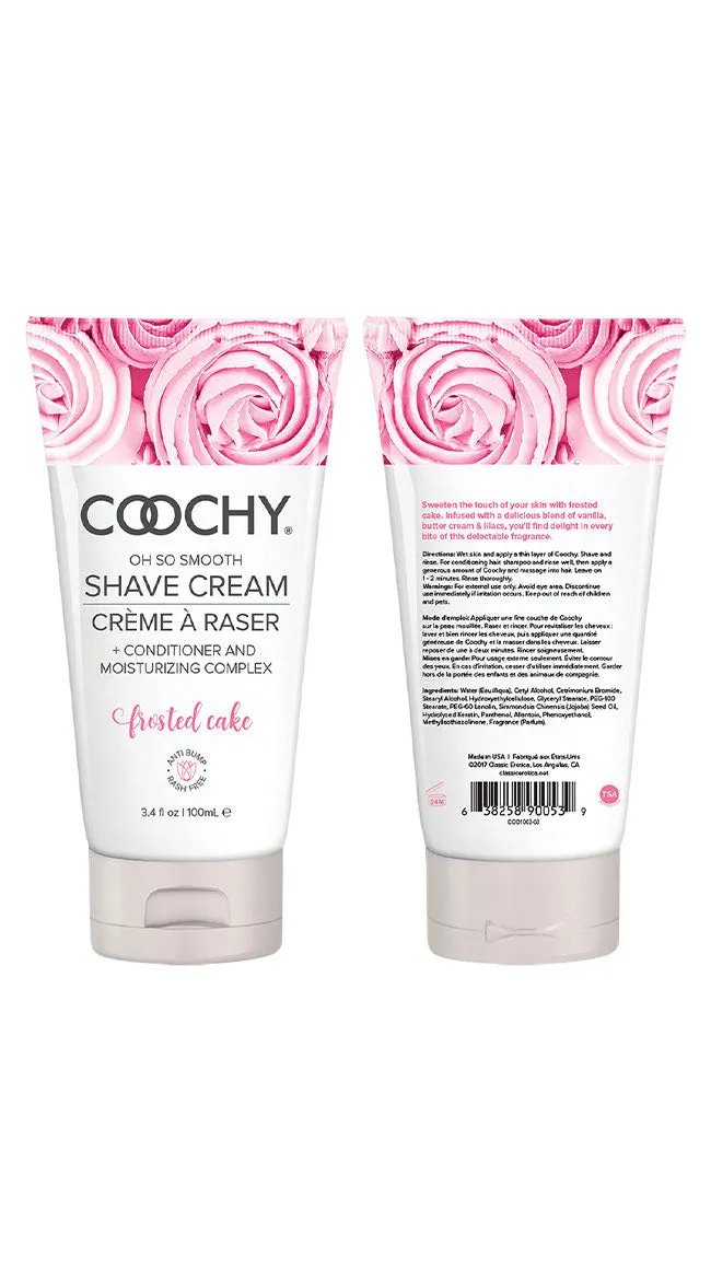 3.4 oz Coochy Frosted Cake Shave Cream