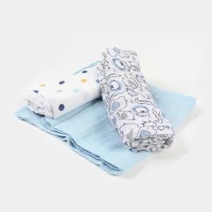 3PCS Muslin Cotton Wrapping Sheets Set