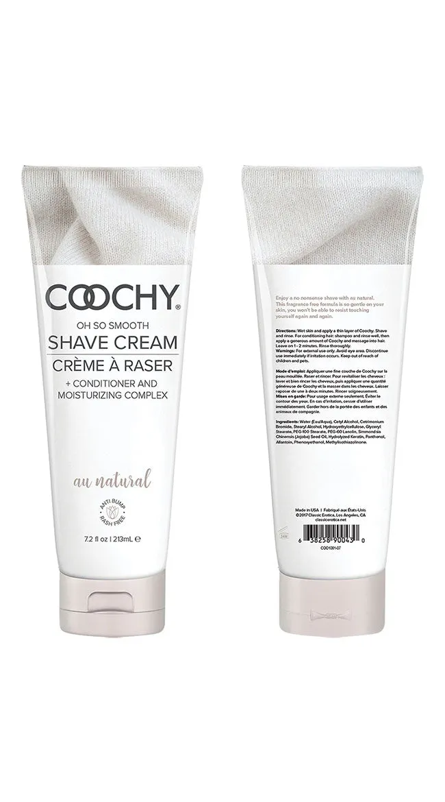 7.2 oz Coochy Fragrance Free Shave Cream