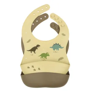 A Little Lovely Company Silicone Bibs Set of 2: Dinosaurs