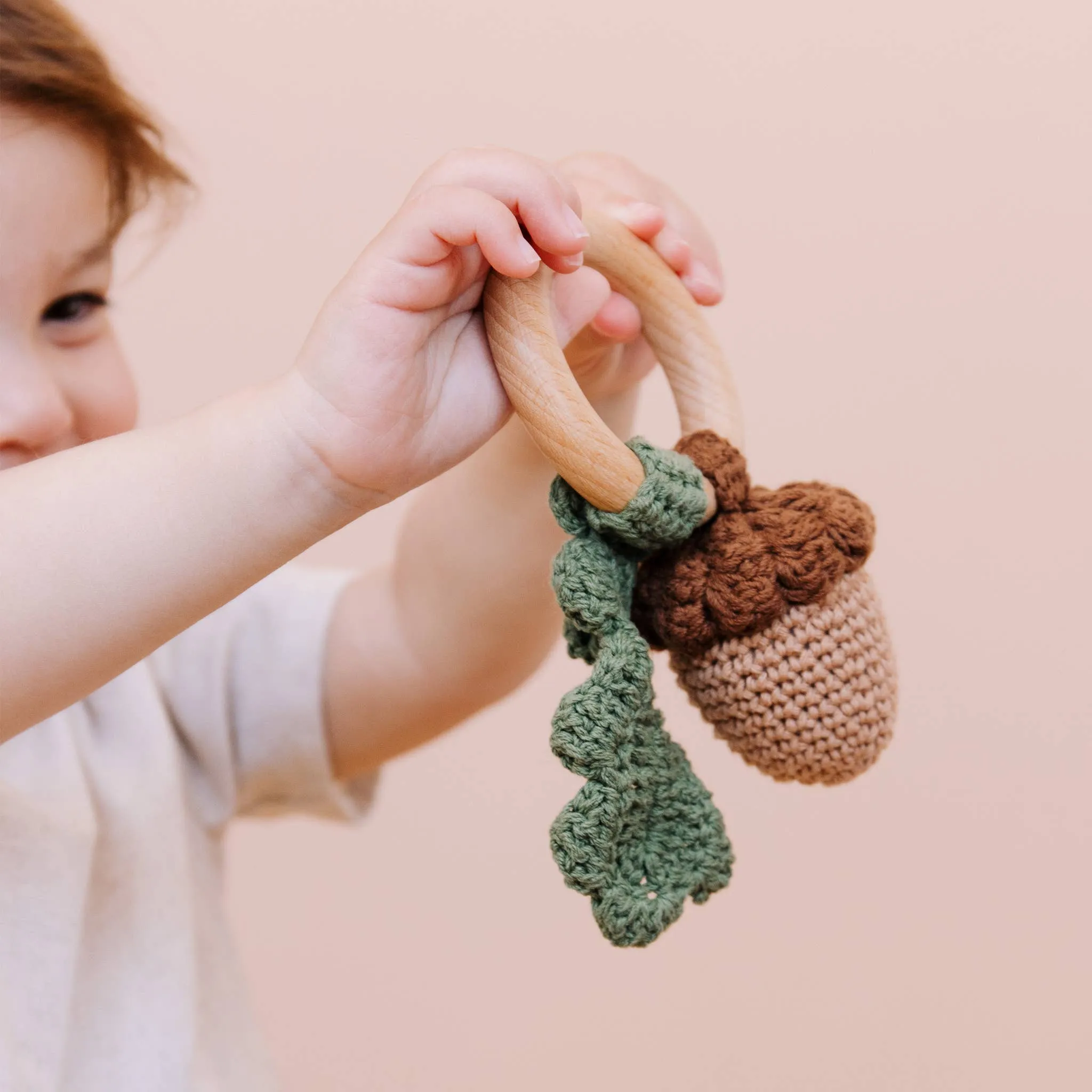 Acorn Rattle Teether