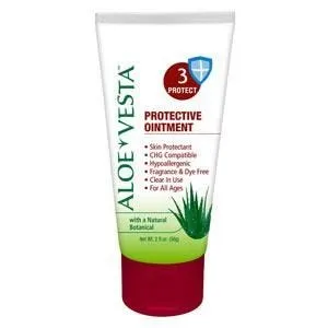 Aloe Vesta Skin Protectant 8 oz. Tube Unscented Ointment Case of 12