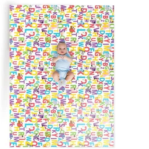 Alphabet Fun Luxury Gelli Mat Playmat For 0-3 Year Olds