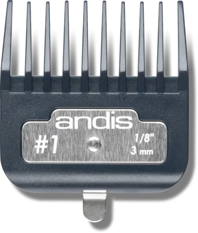 Andis Master Premium Metal Clip Comb #1 33665