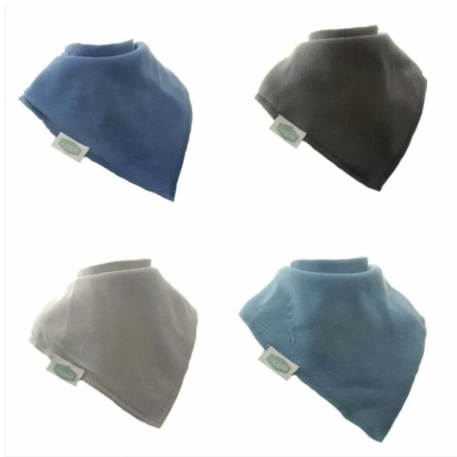 Atlantic Blue Dribble Bib Set