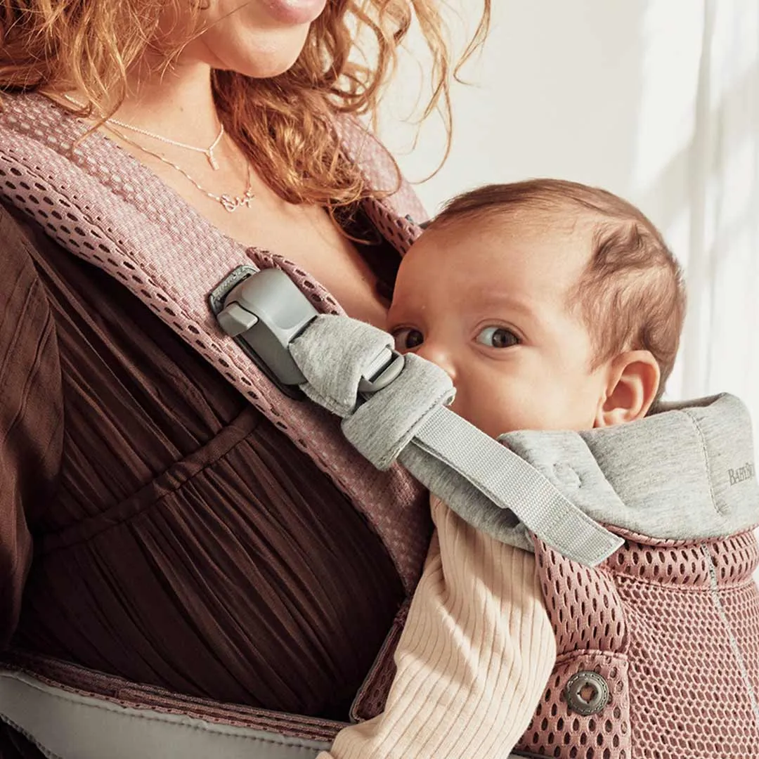 BabyBjörn Harmony 3D Mesh/Jersey Baby Carrier - Dusty Pink