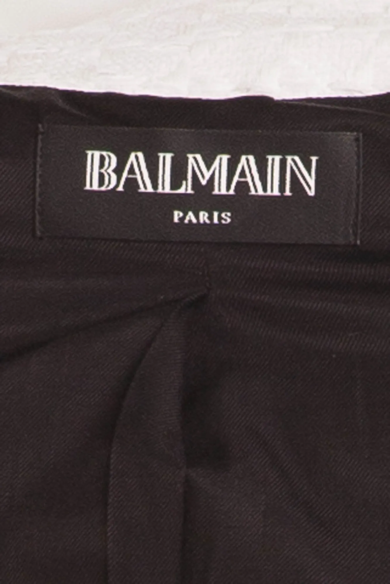 Balmain - Black Blazer White Trim Gold Buttons - FR 40