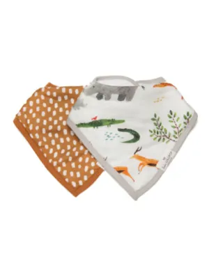 Bandana Bib Set - Safari Jungle