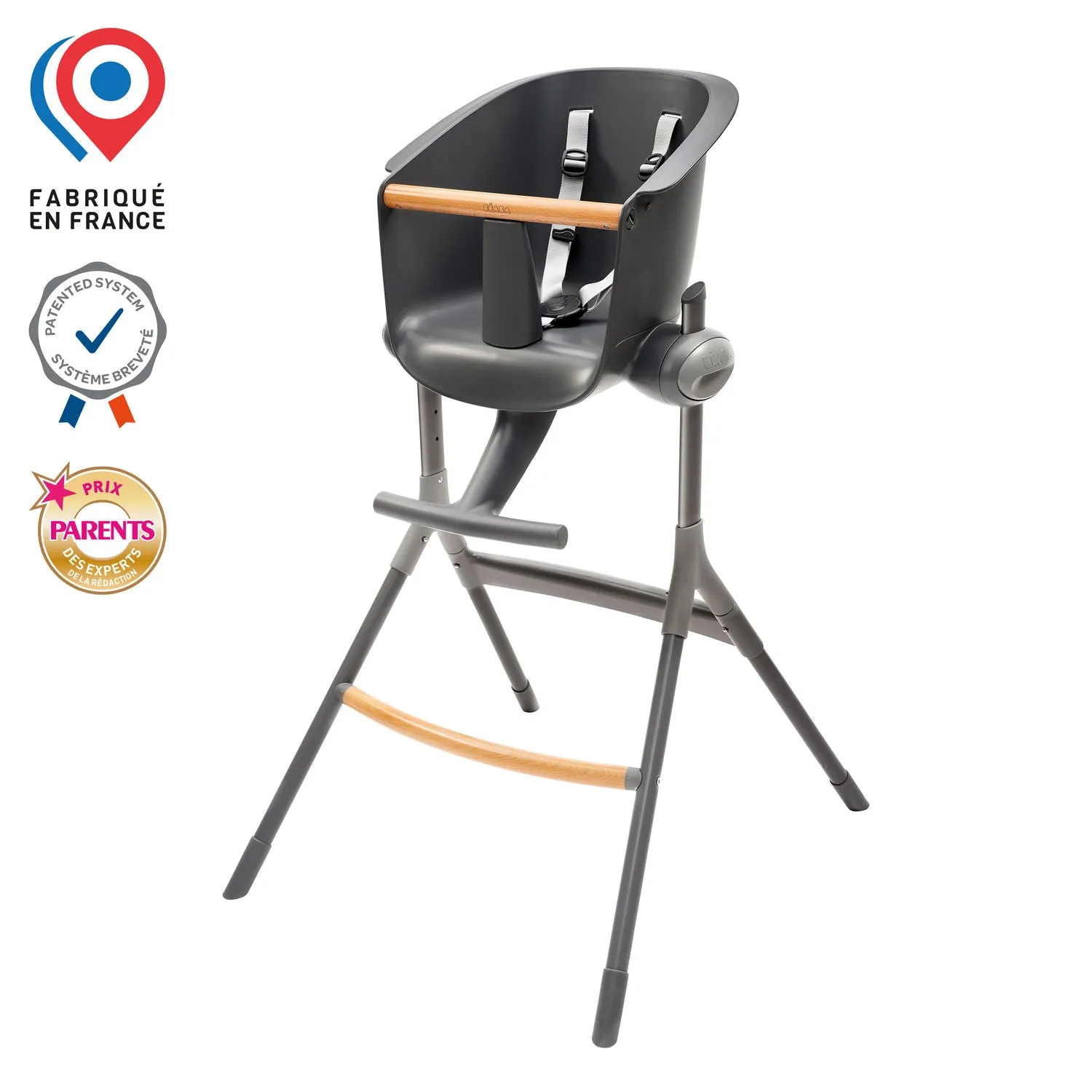 Beaba Up & Down High Chair - Grey