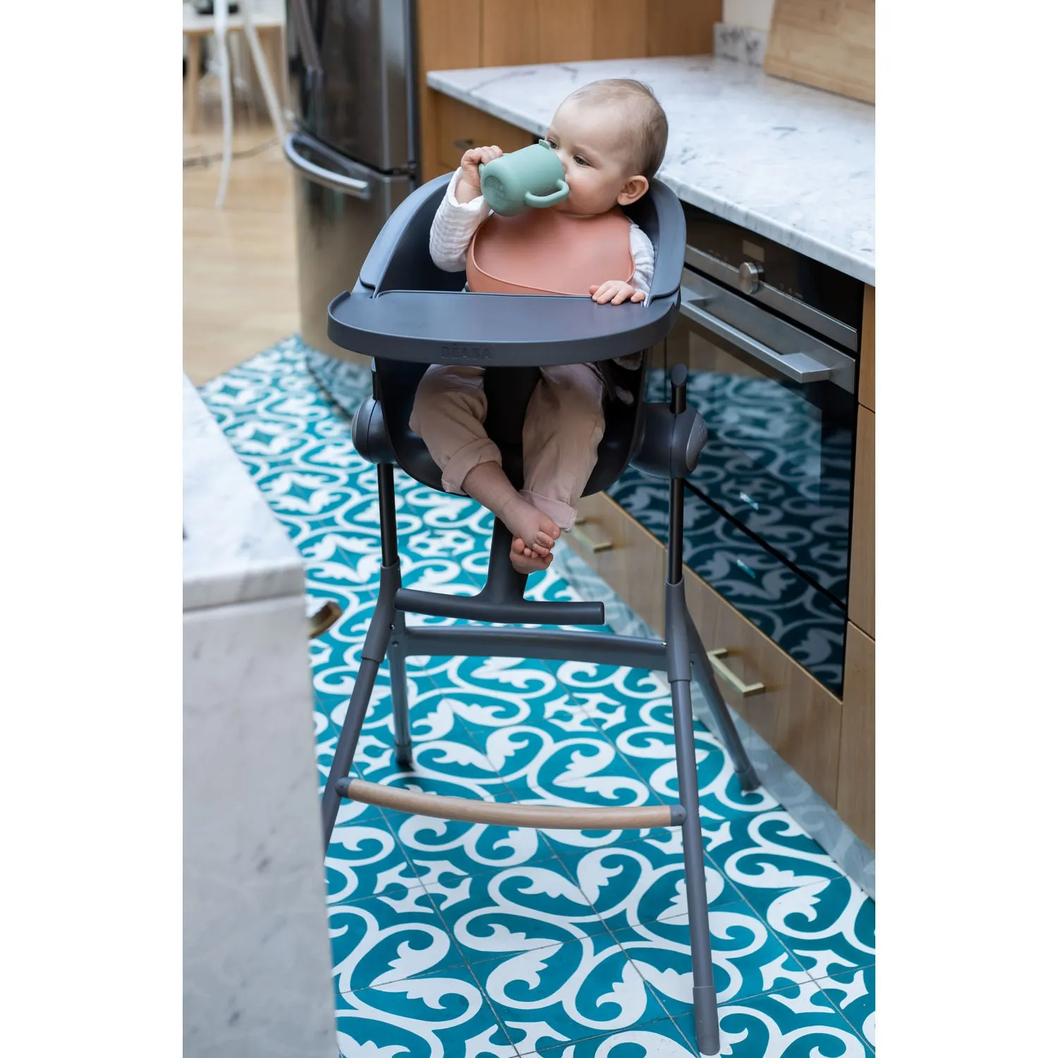 Beaba Up & Down High Chair - Grey