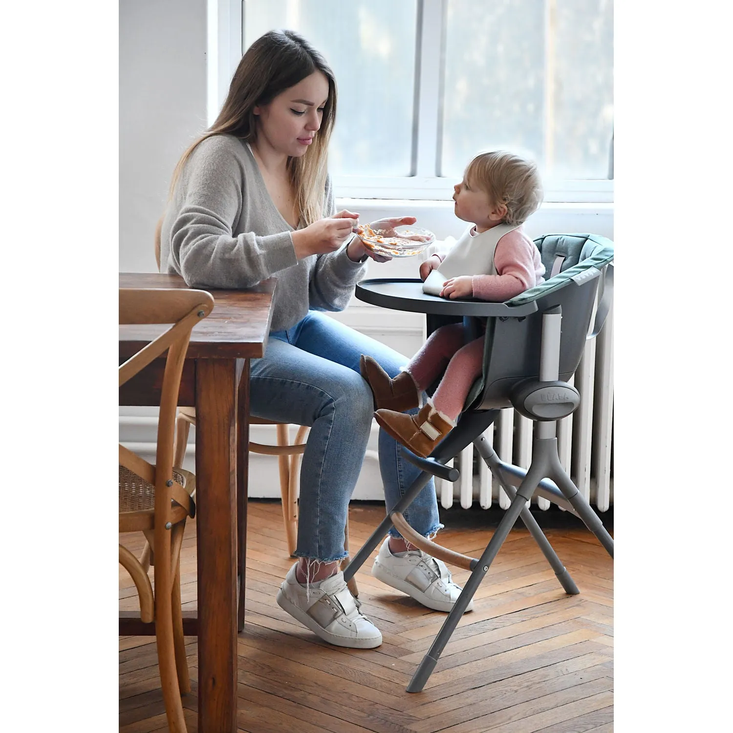 Beaba Up & Down High Chair - Grey