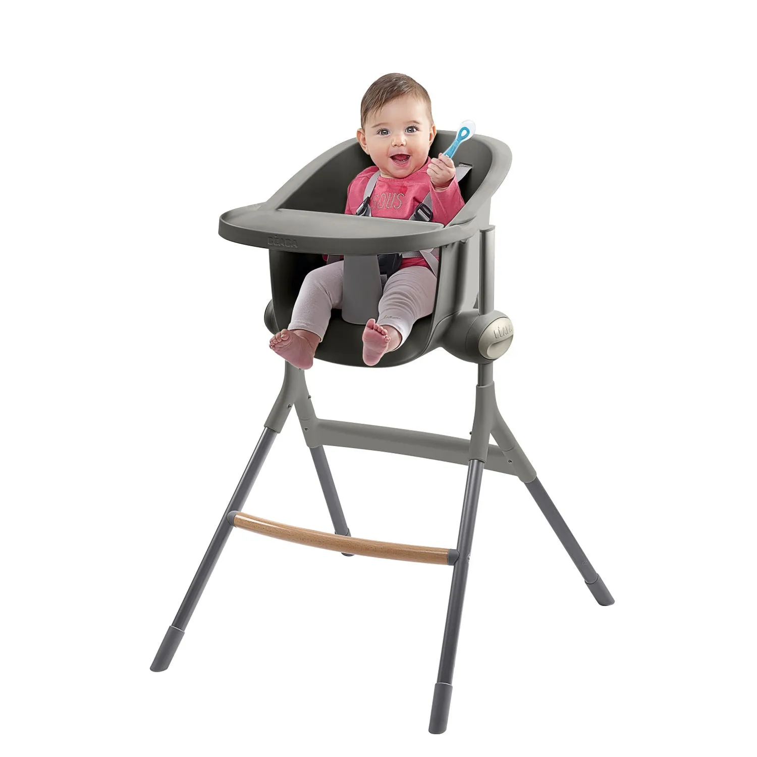 Beaba Up & Down High Chair - Grey