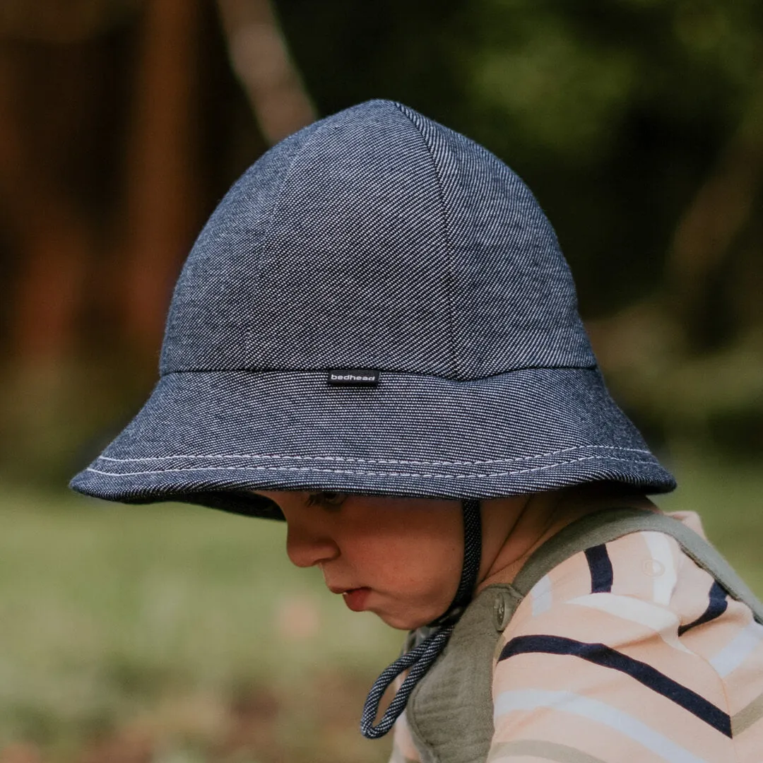 Bedhead Hats Kids Bucket Sun Hat - Denim