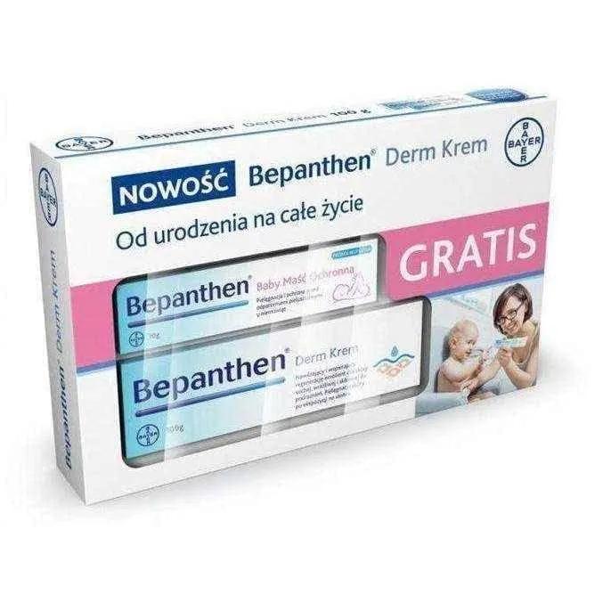 Bepanthen Derm cream 100g   Bepanthen Baby Cream 30g Free