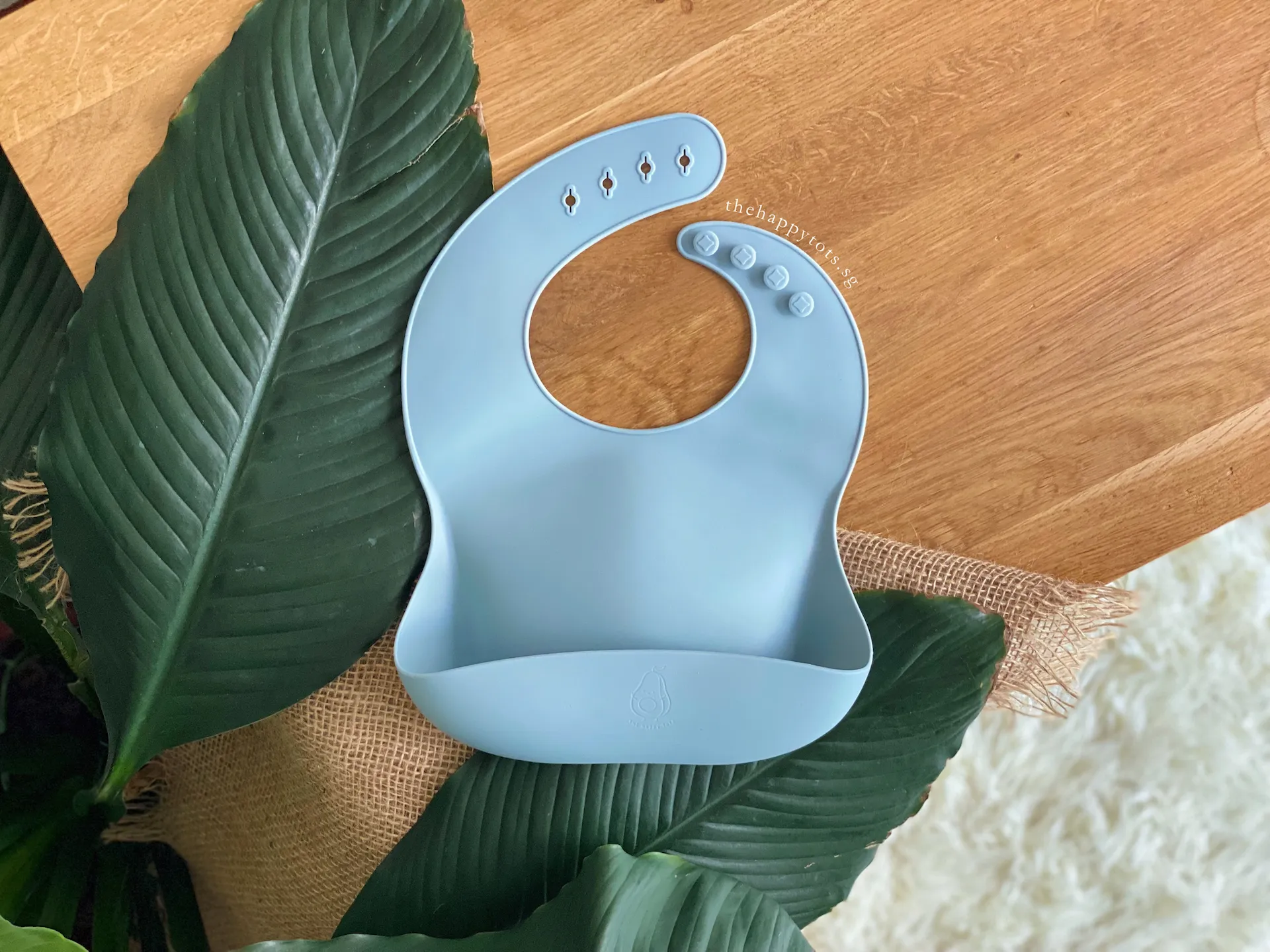 Bibby Silicone Bib - Sage