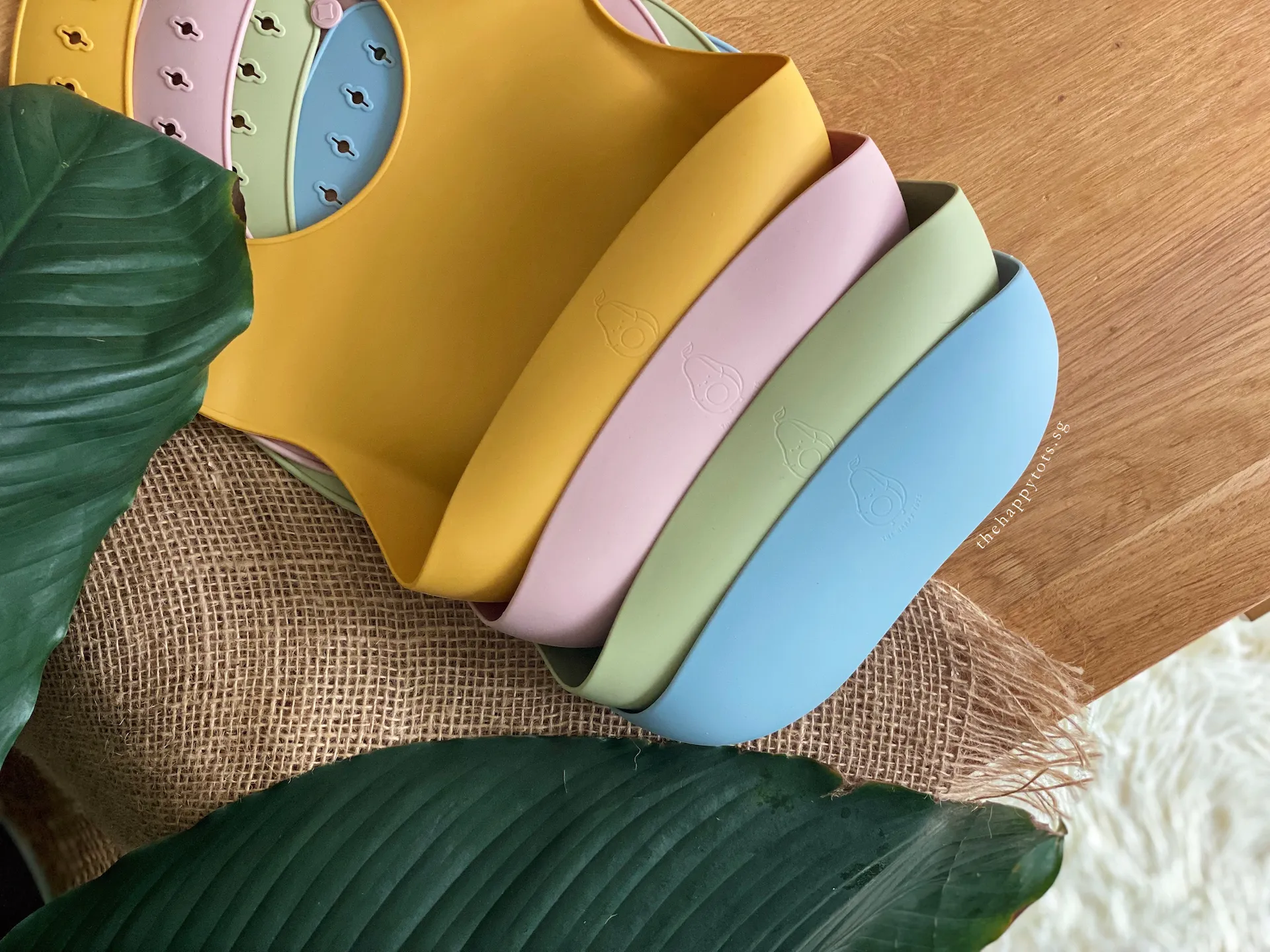 Bibby Silicone Bib - Sage