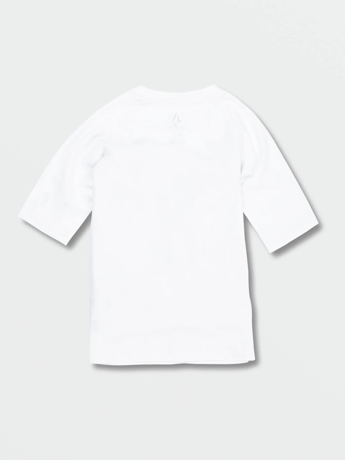 Big Boys Lido Solid Short Sleeve Rashguard - White