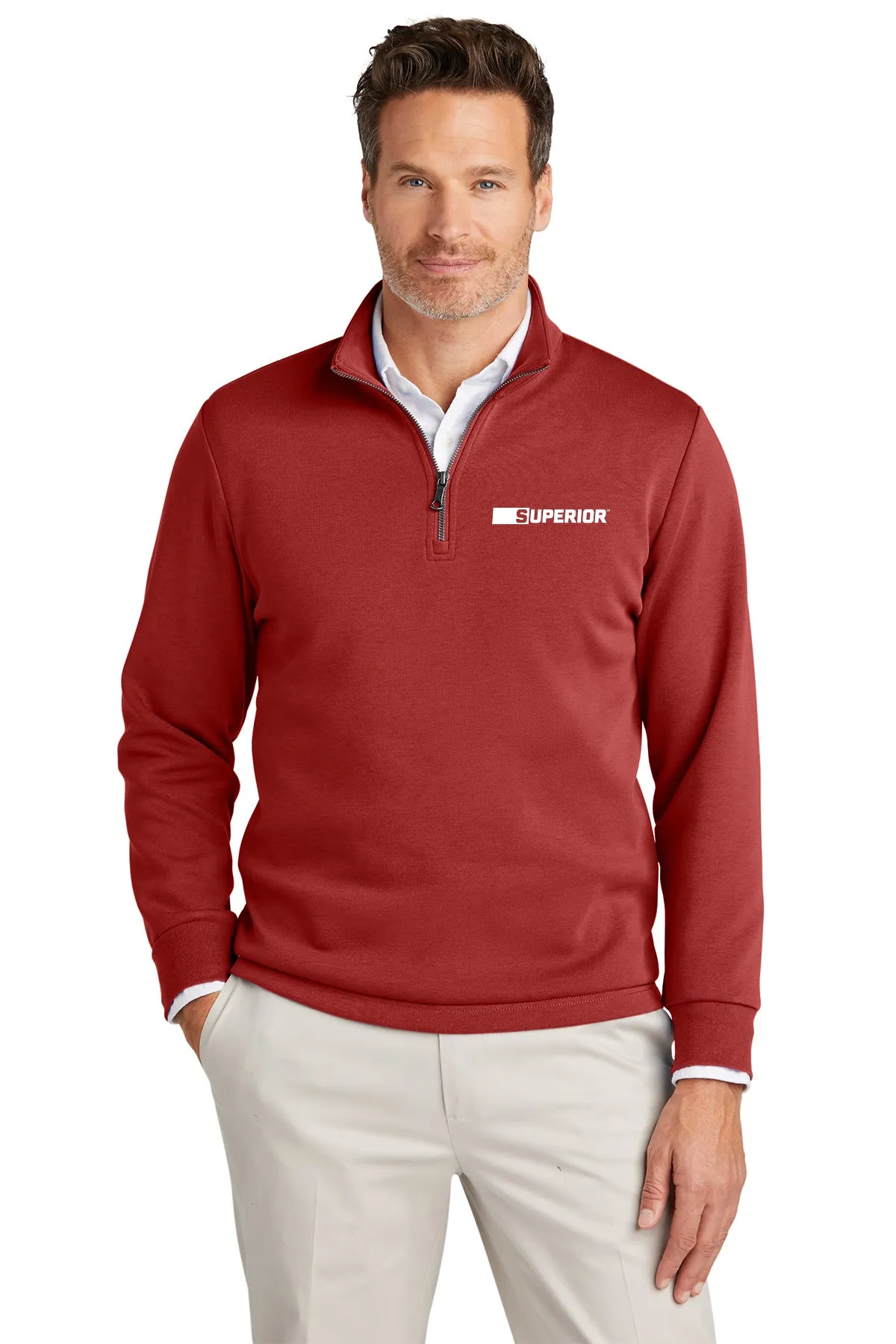 Brooks Brothers® Double-Knit 1/4-Zip