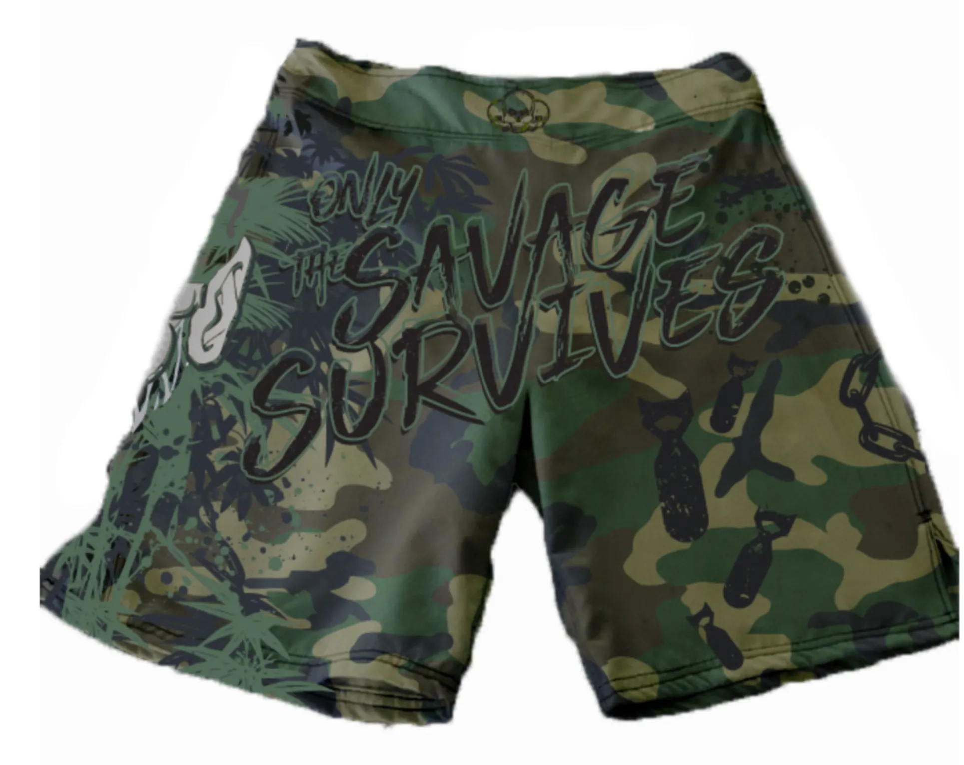 Camo Monkey Long Rash Guard And Shorts Package Presale items Shipping To  Start December 5th