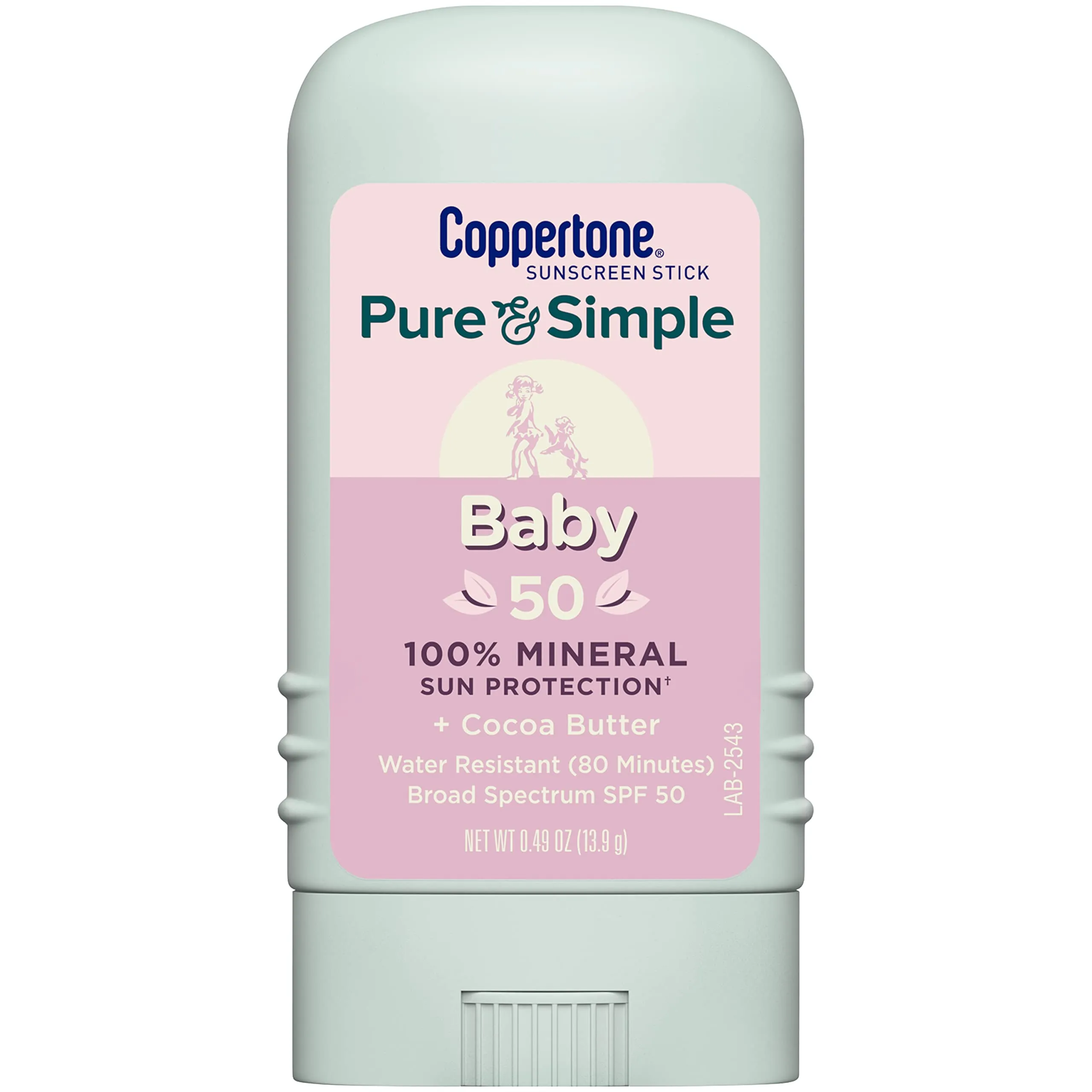 Coppertone Pure & Simple Baby Sunscreen Stick SPF50