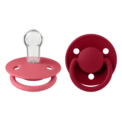 Coral & Ruby Silicone - Bibs de Lux (0-36m)