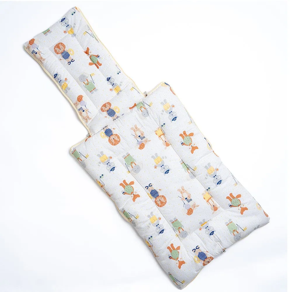 Cotton Carrier Nest / sleeping bag, Jungle Party ( Newborn - 3 Months)