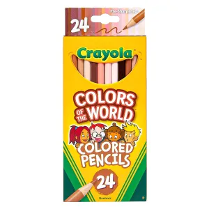 Crayola 24 Colours of the World Coloured Pencils