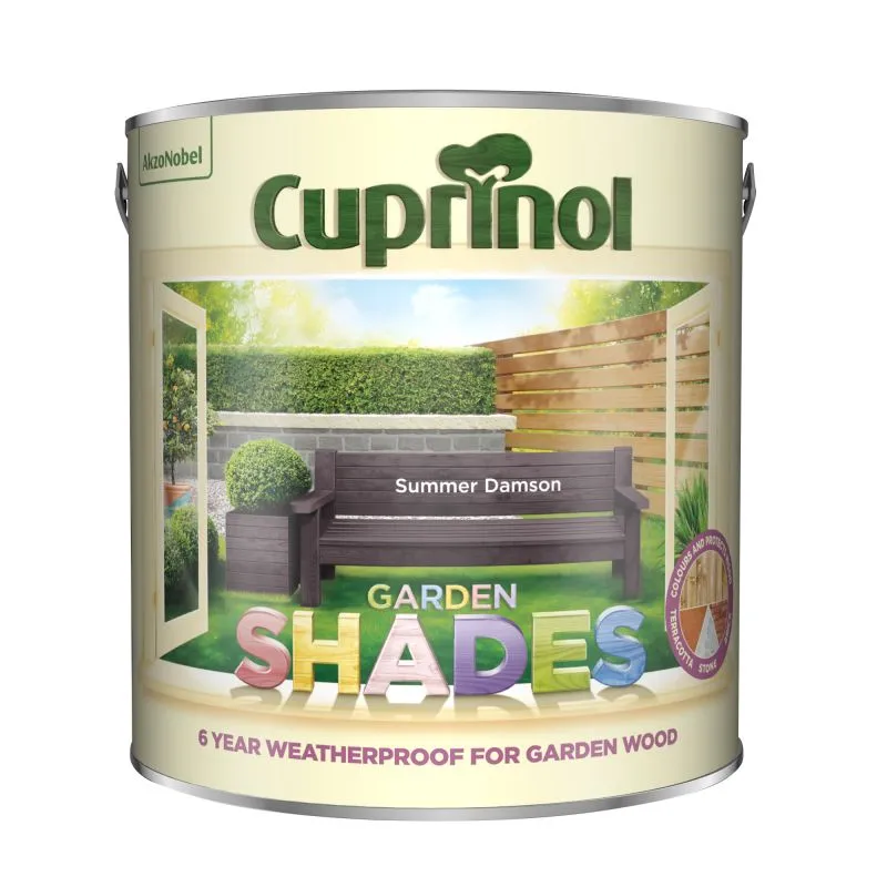 Cuprinol Garden Shades Wood Paint - Summer Damson