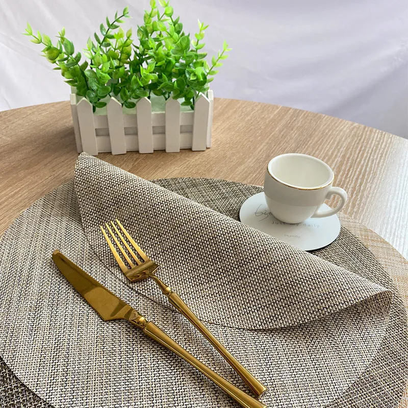 Dining Table Mat Place round Mats