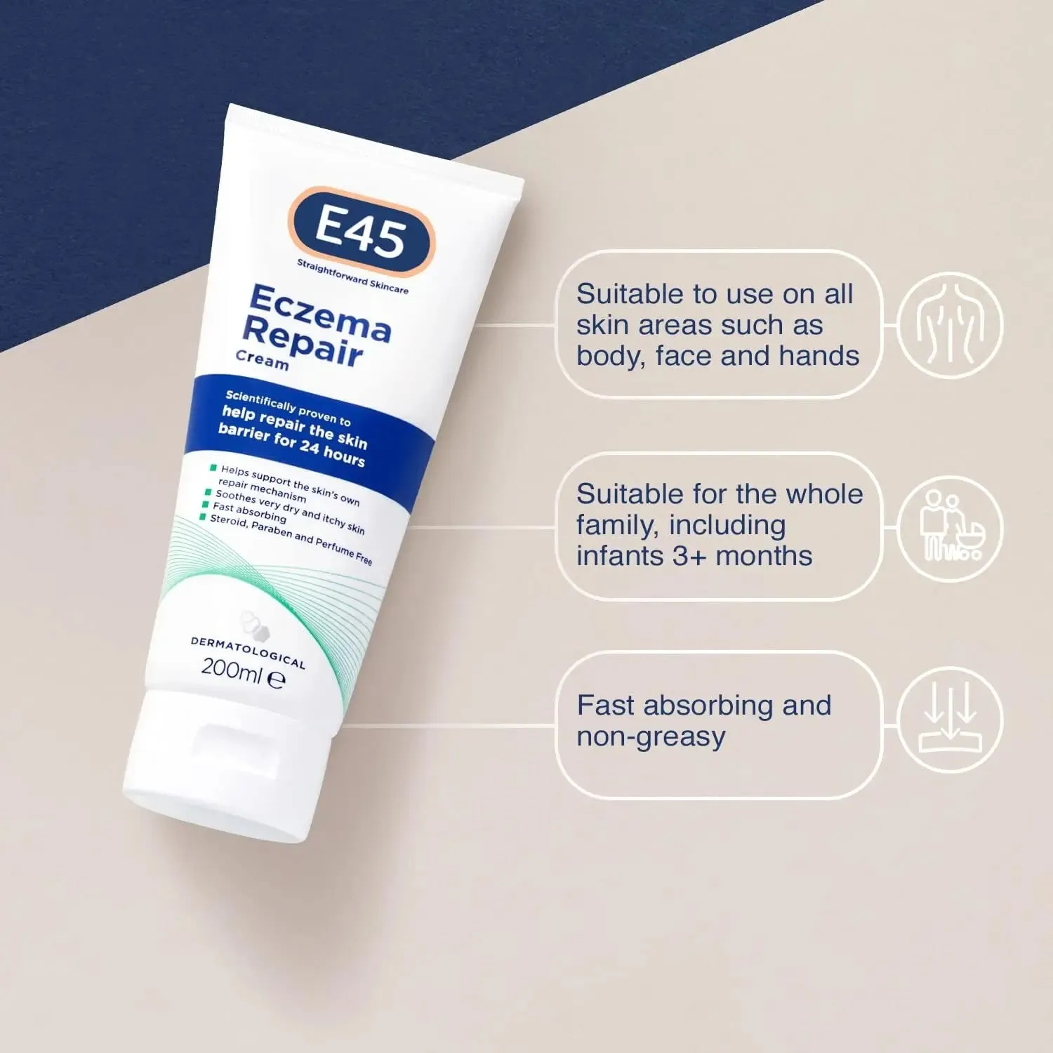 E45 Eczema Repair Cream - 200ml