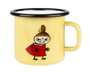 Enamel Mug - Little My, Yellow (Retro, 2.5dl)