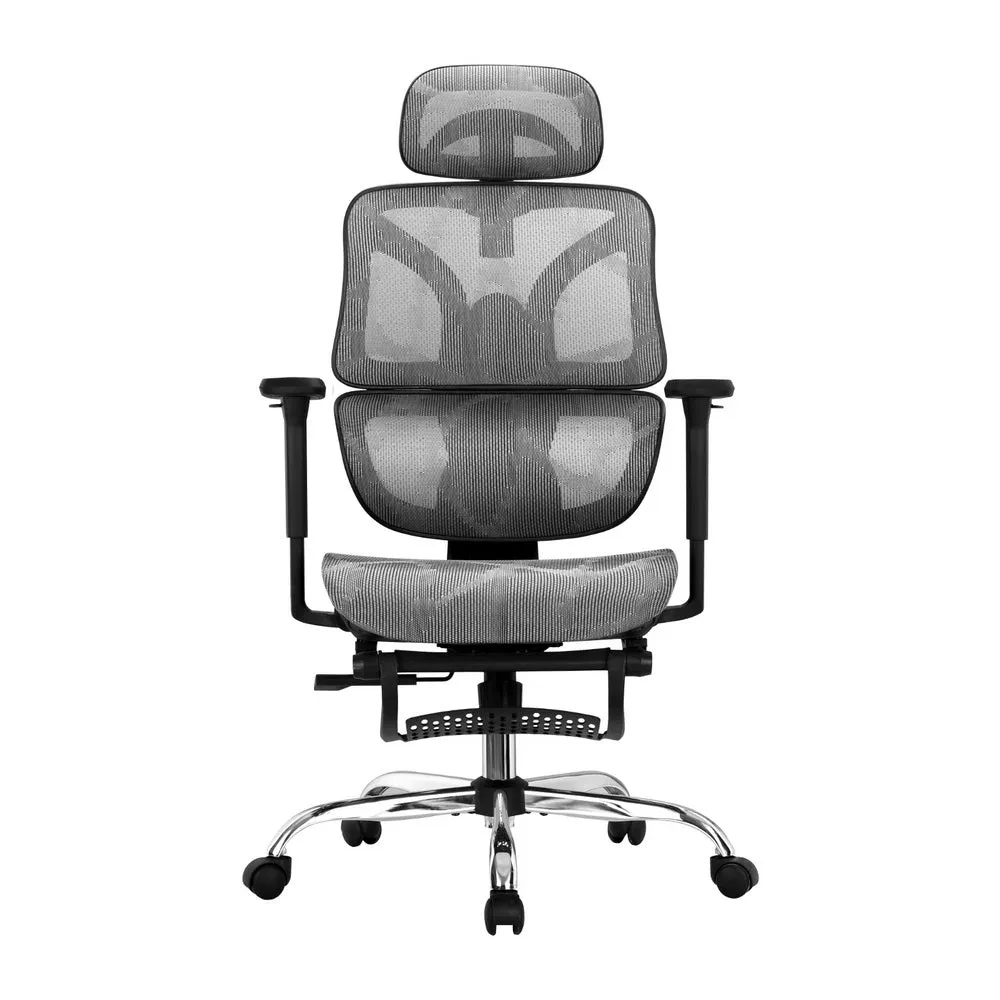 Ergonomic High Back Office Chair with Footrest & Mesh - Artiss