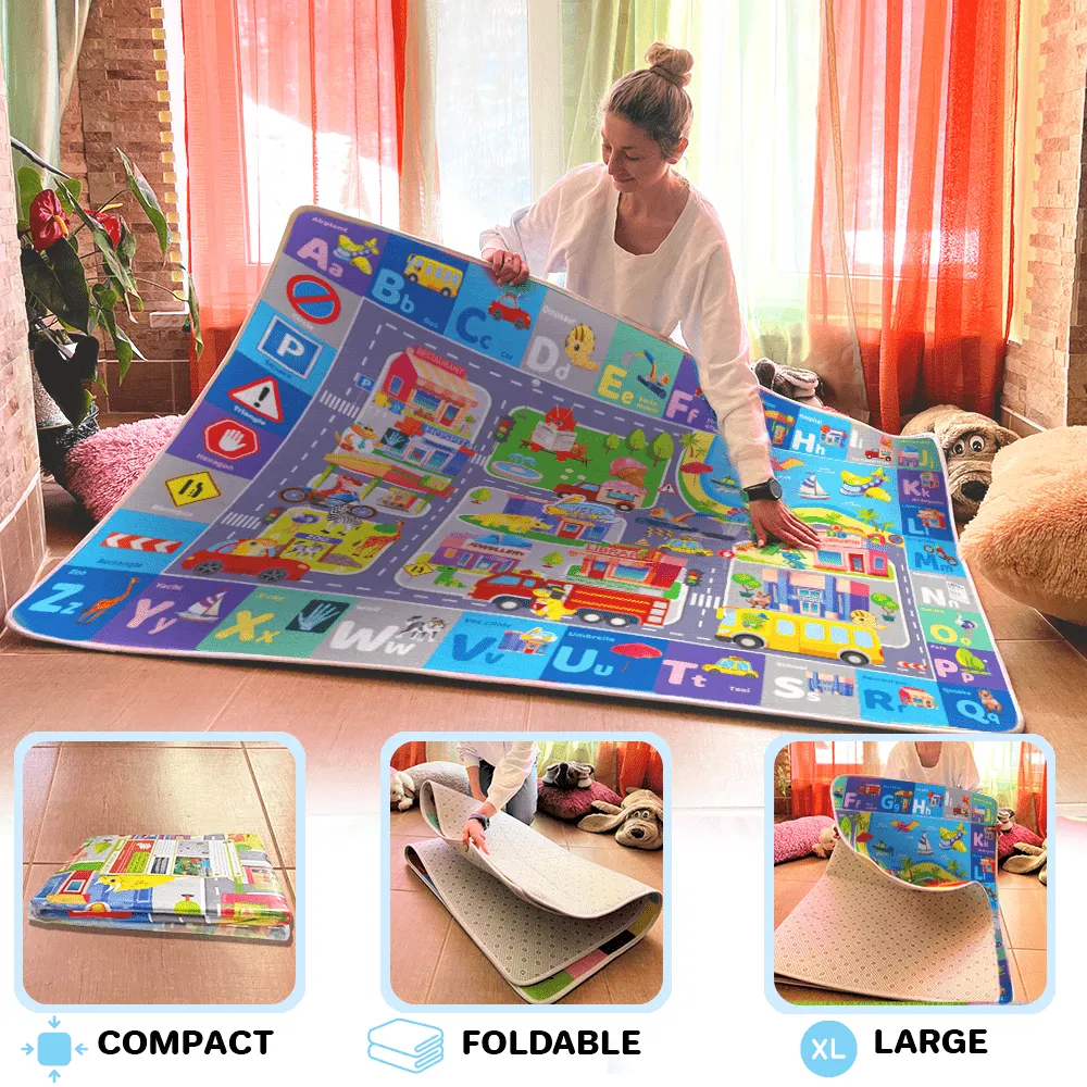 Floor Playmat | Soft Plush ABC for Kids