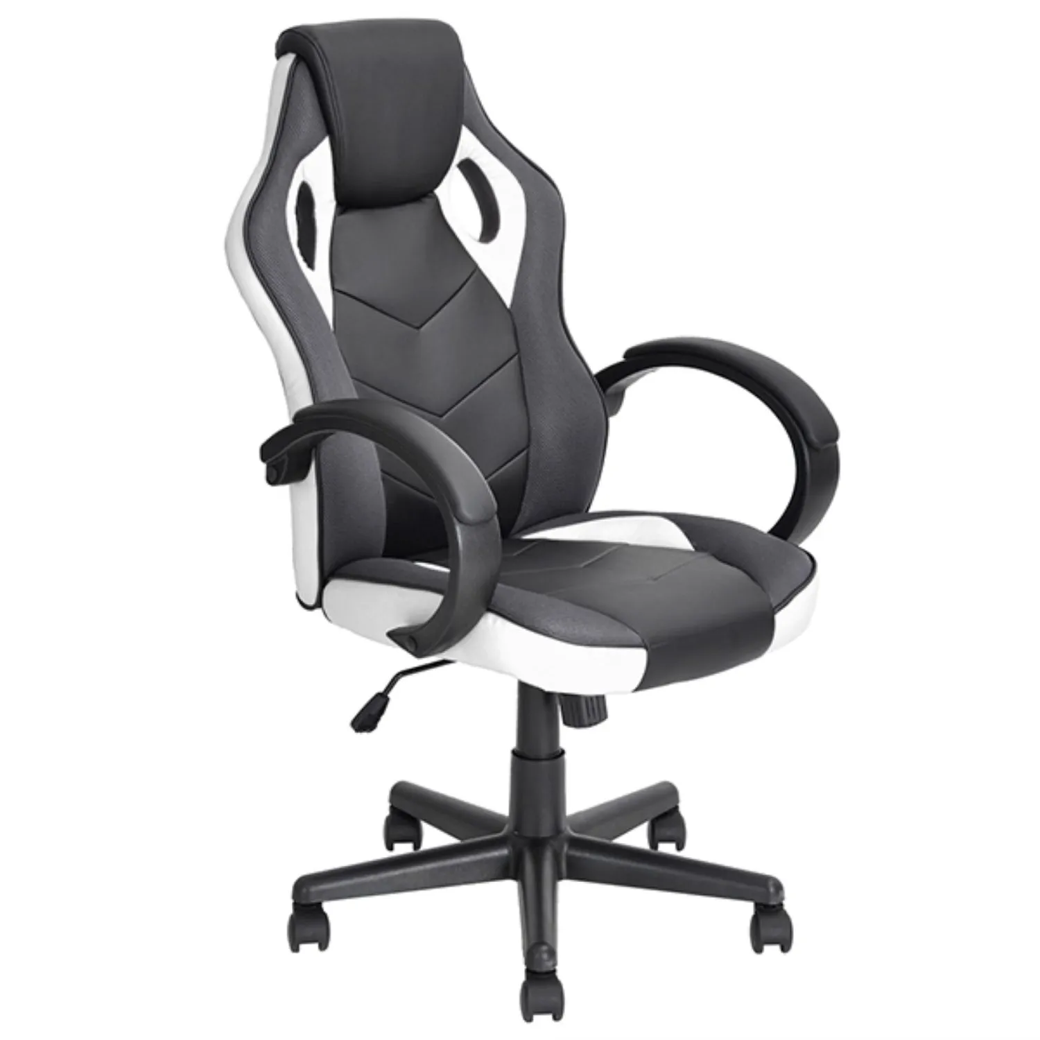 HAWK SERIES/ 4534 GAMING CHAIR (BLACK & WHITE)