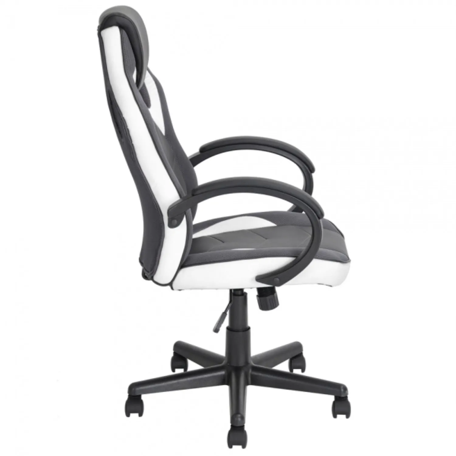 HAWK SERIES/ 4534 GAMING CHAIR (BLACK & WHITE)