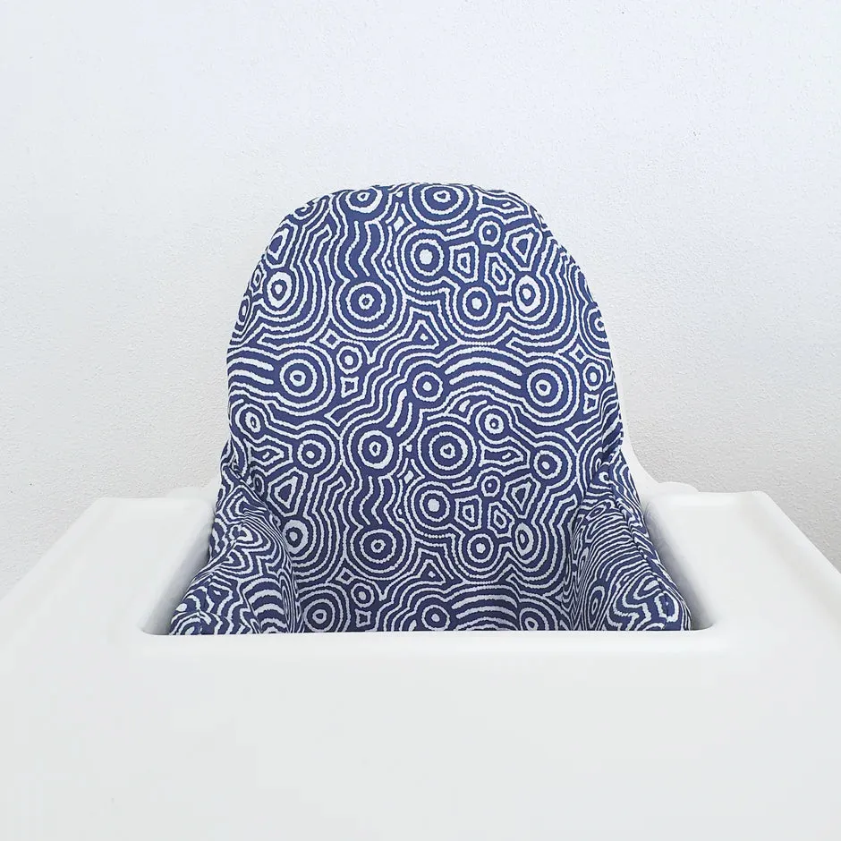 High Chair Cushion Cover - Water Dreaming