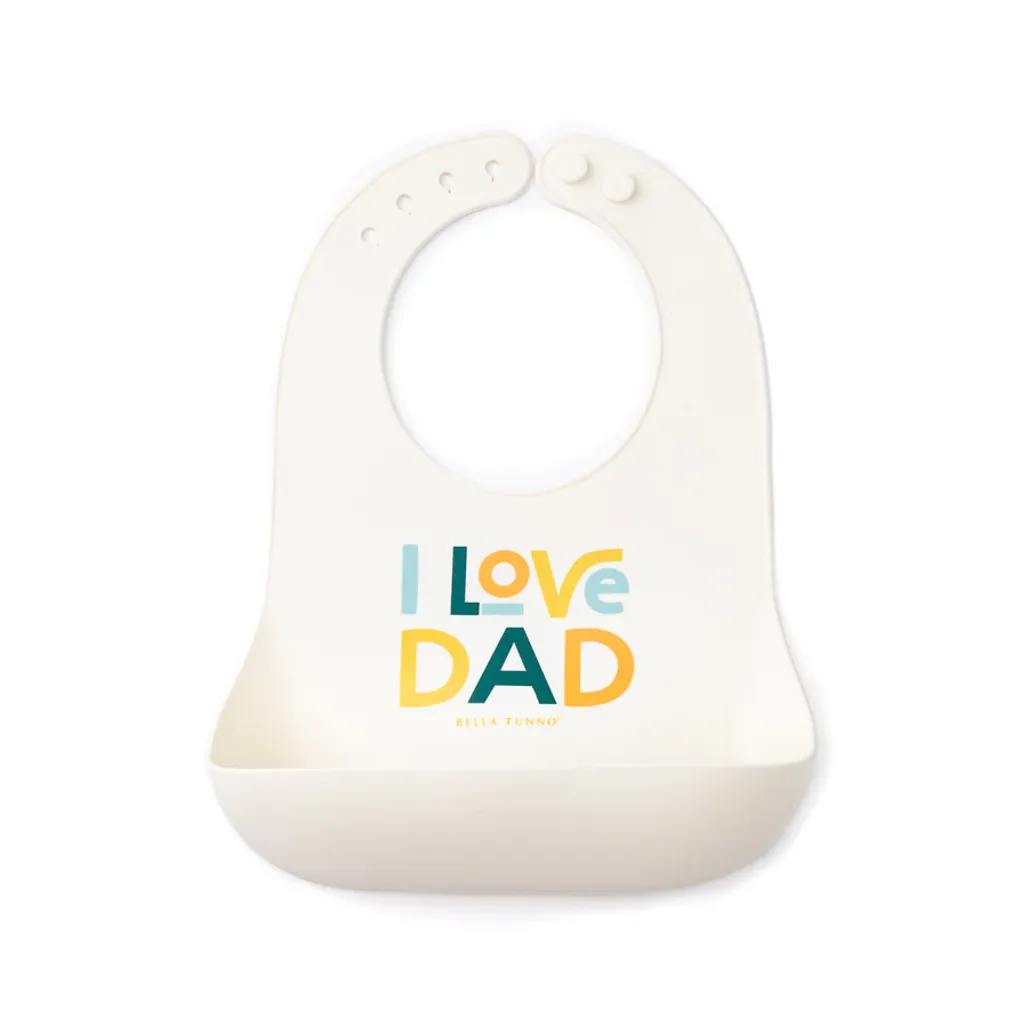 I Love Dad Wonder Bib