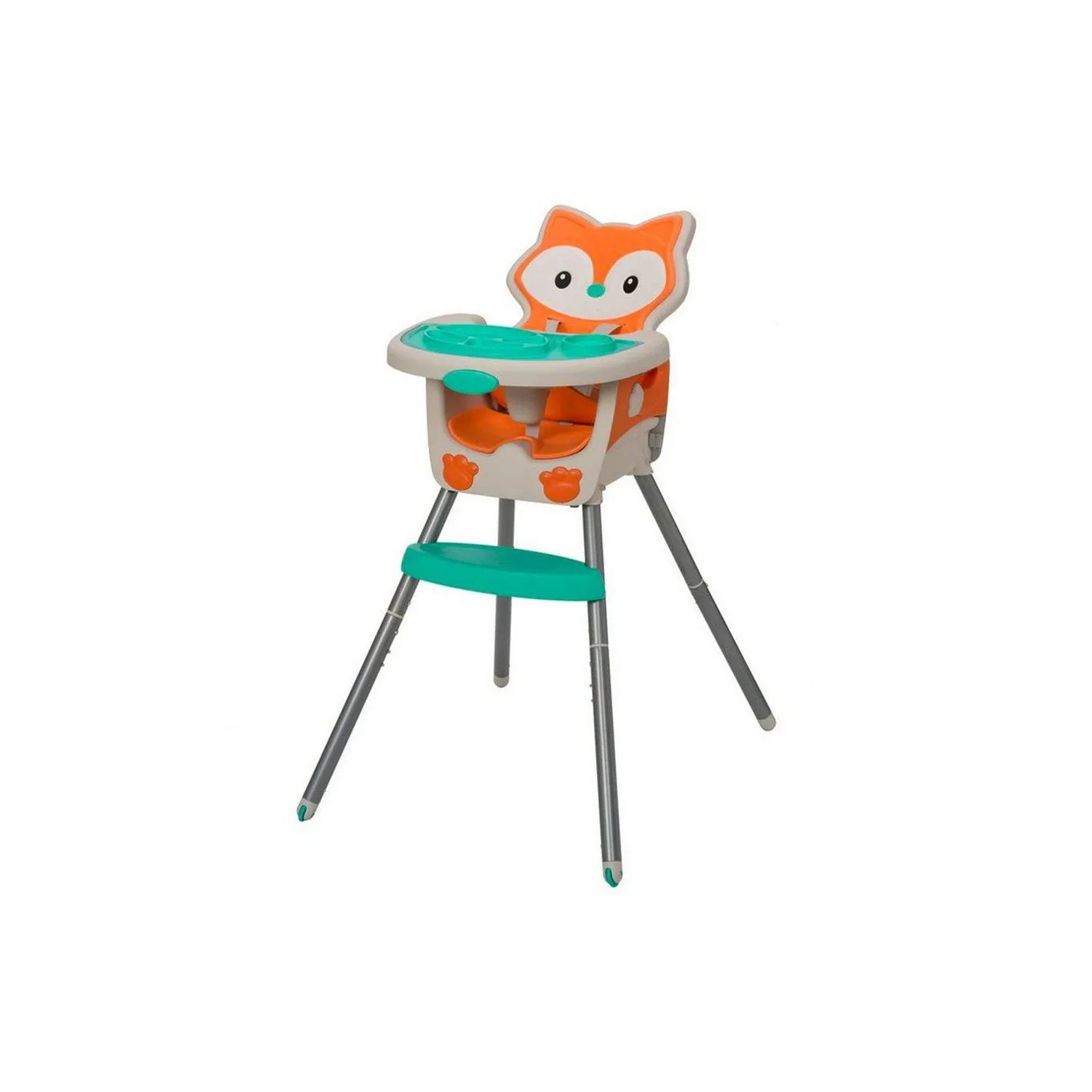 Infantino Grow-With-Me 4-in-1 Convertible High Chair Fox 6 to 36 Months