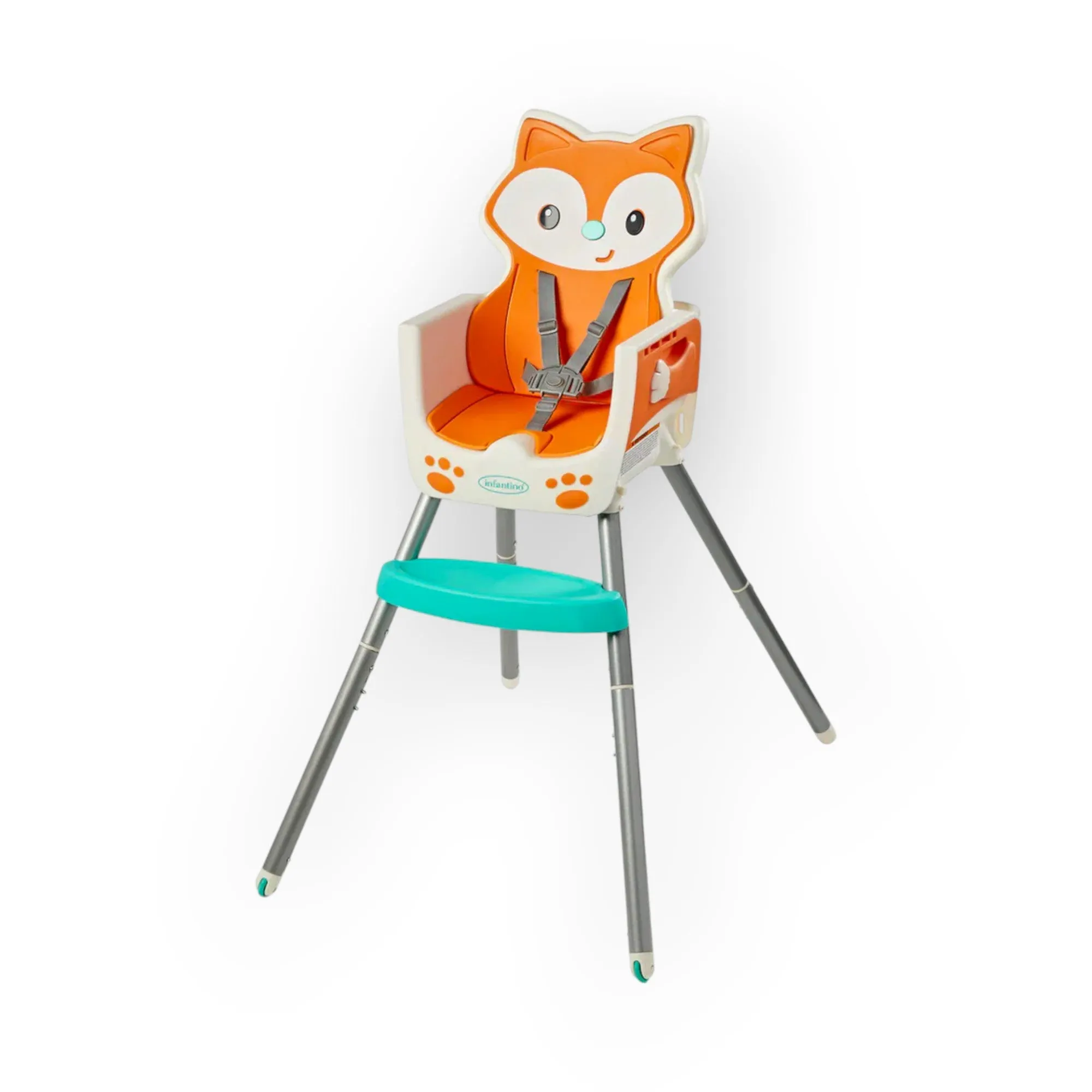 Infantino Grow-With-Me 4-in-1 Convertible High Chair Fox 6 to 36 Months