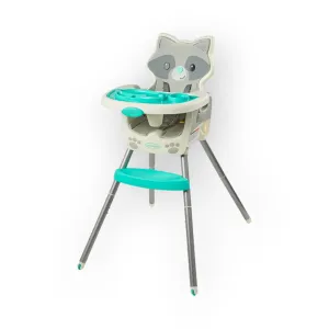 Infantino Grow-With-Me 4-in-1 Convertible High Chair Raccoon 6 to 36 Months