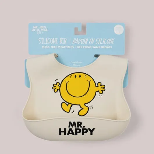 JuJuBe x Studio Oh! Mr Happy Silicone Bib