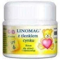 Linomag zinc oxide cream, cream for rash, skin rashes, baby rash