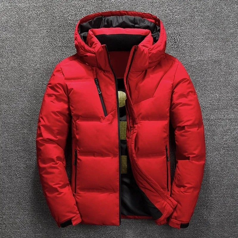 Men's Short Slim Padded Cotton Jacket All Weather Coats