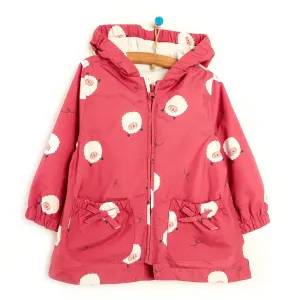 Midimod Basic Baby Girl Sheep Printed Ho - Light Rose