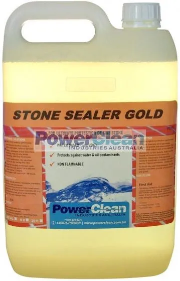 PowerClean Stone Sealer Gold 5ltr