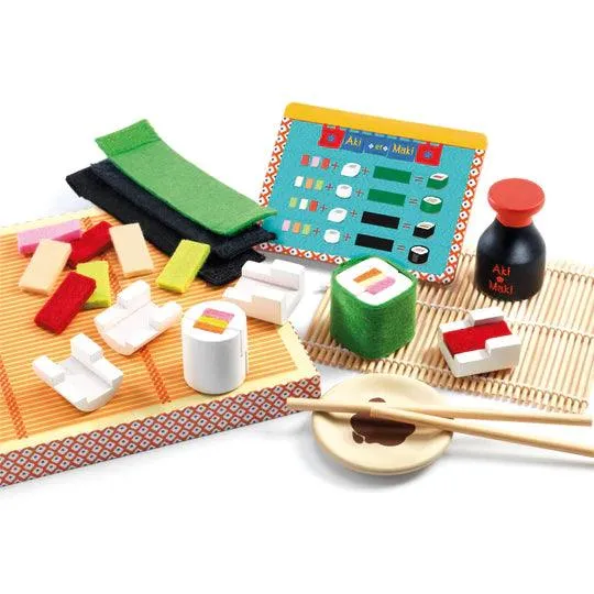 Pretend Play Food Set | Make Sushi with a Menu | Djeco