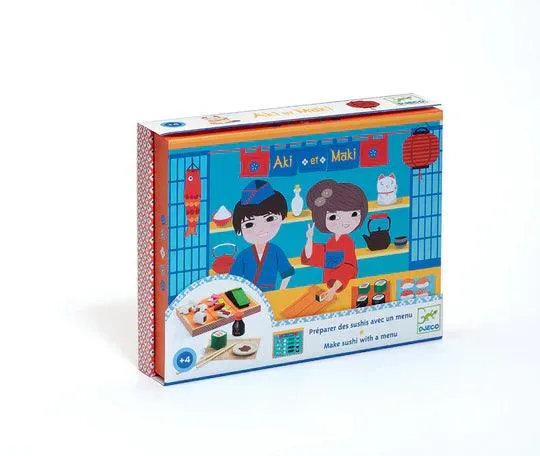 Pretend Play Food Set | Make Sushi with a Menu | Djeco